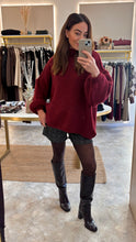 Load image into Gallery viewer, OVERSIZED KNIT - Burgundy