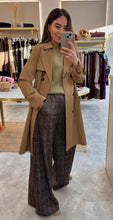 Load image into Gallery viewer, CAMEL MID LENGTH BELTED MAC