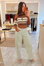 Load image into Gallery viewer, CHESTNUT STRIPED RIB BODY SUIT