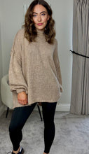 Load image into Gallery viewer, OATMEAL OVERSIZED KNIT JUMPER