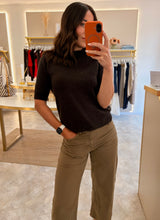 Load image into Gallery viewer, BROWN SHORT SLEEVE KNIT