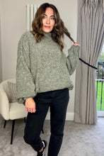 Load image into Gallery viewer, SAGE OVERSIZED TEDDY KNIT