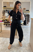Load image into Gallery viewer, BLACK UTILITY JUMPSUIT