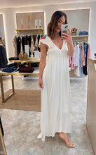 Load image into Gallery viewer, SOFT DRAPE V NECK MAXI DRESS