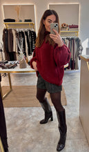 Load image into Gallery viewer, OVERSIZED KNIT - Burgundy