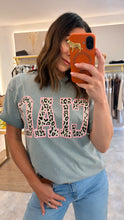 Load image into Gallery viewer, GREY WASH CIAO MOTIF T-SHIRT