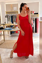 Load image into Gallery viewer, RED CAMI DRESS
