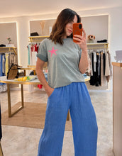 Load image into Gallery viewer, WASHED GREY CIAO BELLA GRAPHIC TEE