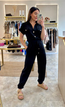 Load image into Gallery viewer, BLACK UTILITY JUMPSUIT