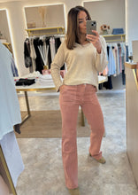 Load image into Gallery viewer, DUSKY PINK POCKET JEANS