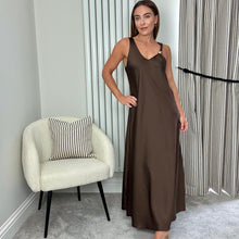 Load image into Gallery viewer, THE ESPRESSO SATIN MAXI