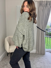 Load image into Gallery viewer, SAGE OVERSIZED TEDDY KNIT