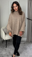 Load image into Gallery viewer, OATMEAL OVERSIZED KNIT JUMPER