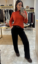 Load image into Gallery viewer, BURNT ORANGE SOFT TOUCH KNIT JUMPER