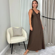 Load image into Gallery viewer, THE ESPRESSO SATIN MAXI