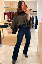 Load image into Gallery viewer, SATIN BATWING TOP - brown
