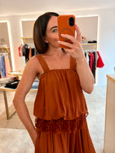 Load image into Gallery viewer, RUST LACE TRIM BLOOMER COORD