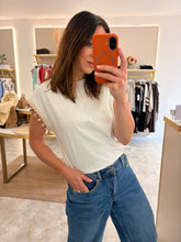 Load image into Gallery viewer, CHARM TRIM SLEEVELESS TEE