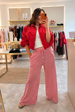 Load image into Gallery viewer, RED STRIPE POCKET TROUSERS