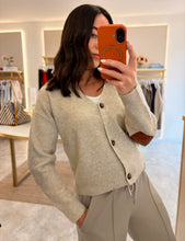 Load image into Gallery viewer, ELBOW PATCH BUTTON FRONT CARDIGAN