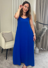 Load image into Gallery viewer, COBALT BLUE CAMI DRESS