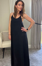 Load image into Gallery viewer, BLACK CAMI DRESS
