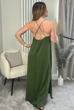 Load image into Gallery viewer, KHAKI CAMI DRESS