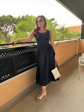 Load image into Gallery viewer, RIB VEST SKIRT DRESS - BLACK