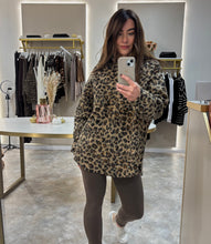 Load image into Gallery viewer, LEOPARD BUTTON FRONT SHACKET