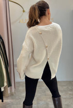 Load image into Gallery viewer, HEART BUTTON BACK KNIT