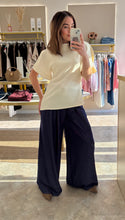 Load image into Gallery viewer, SCULPTED SPLIT SLEEVE ASYMMETRIC SCUBA TOP