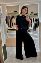 Load image into Gallery viewer, BEADED DETACHABLE COLLAR KNIT - black