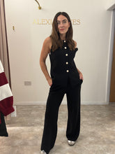 Load image into Gallery viewer, THE GOLD BUTTON KNIT WAISTCOAT