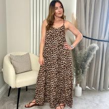 Load image into Gallery viewer, ANIMAL PRINT CAMI DRESS