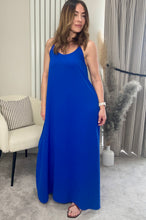 Load image into Gallery viewer, COBALT BLUE CAMI DRESS