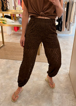 Load image into Gallery viewer, HAREM STYLE LACE TROUSERS - brown