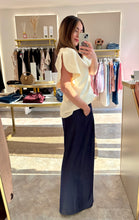 Load image into Gallery viewer, SCULPTED SPLIT SLEEVE ASYMMETRIC SCUBA TOP