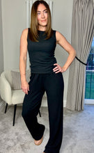 Load image into Gallery viewer, BLACK TEXTURED COORD