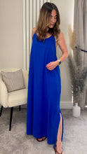 Load image into Gallery viewer, COBALT BLUE CAMI DRESS