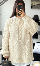 Load image into Gallery viewer, OVERSIZED CABLE KNIT JUMPER