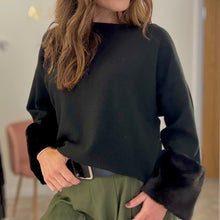 Load image into Gallery viewer, FAUX FUR CUFF KNIT