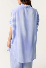 Load image into Gallery viewer, OVERSIZED PINSTRIPED SHIRT