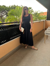 Load image into Gallery viewer, RIB VEST SKIRT DRESS - BLACK