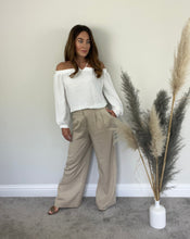 Load image into Gallery viewer, WHITE OFF THE SHOULDER BLOUSE