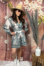 Load image into Gallery viewer, PAISLEY SLEEVED DRESS