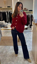 Load image into Gallery viewer, REVERSIBLE JEWEL BUTTON KNIT
