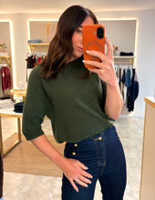 Load image into Gallery viewer, KHAKI SHORT SLEEVE KNIT
