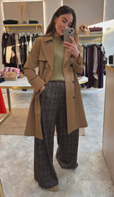 Load image into Gallery viewer, CAMEL MID LENGTH BELTED MAC
