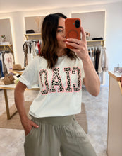 Load image into Gallery viewer, WHITE CIAO MOTIF T-SHIRT
