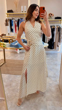 Load image into Gallery viewer, HALTER NECK POLKA DOT MIDAXI DRESS
